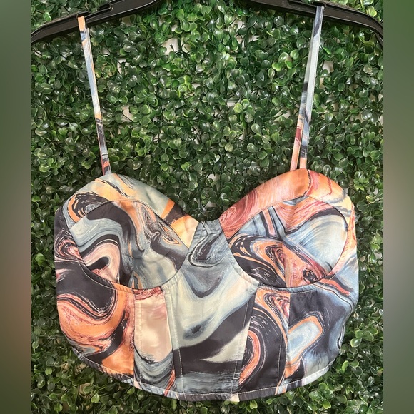 Kendall & Kylie Tops - Kendall & Kylie bustier corset tank top